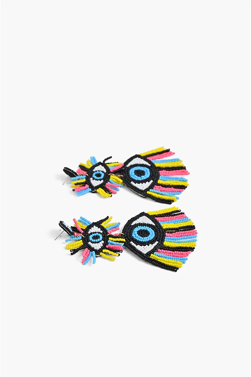 80's Evil Eye Earrings