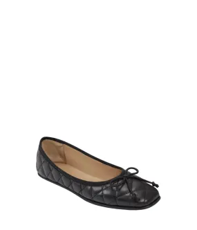 Aerosoles Catalina Ballerina Black Quilted