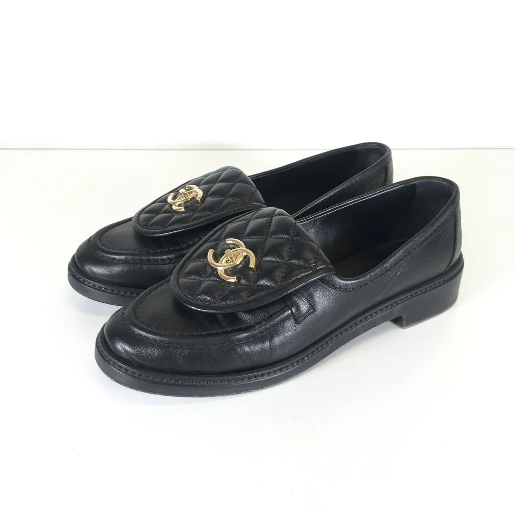 Chanel Quilted Loafers