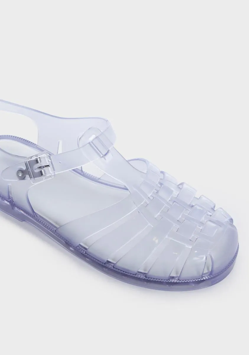 Clear Possession Jelly Sandals