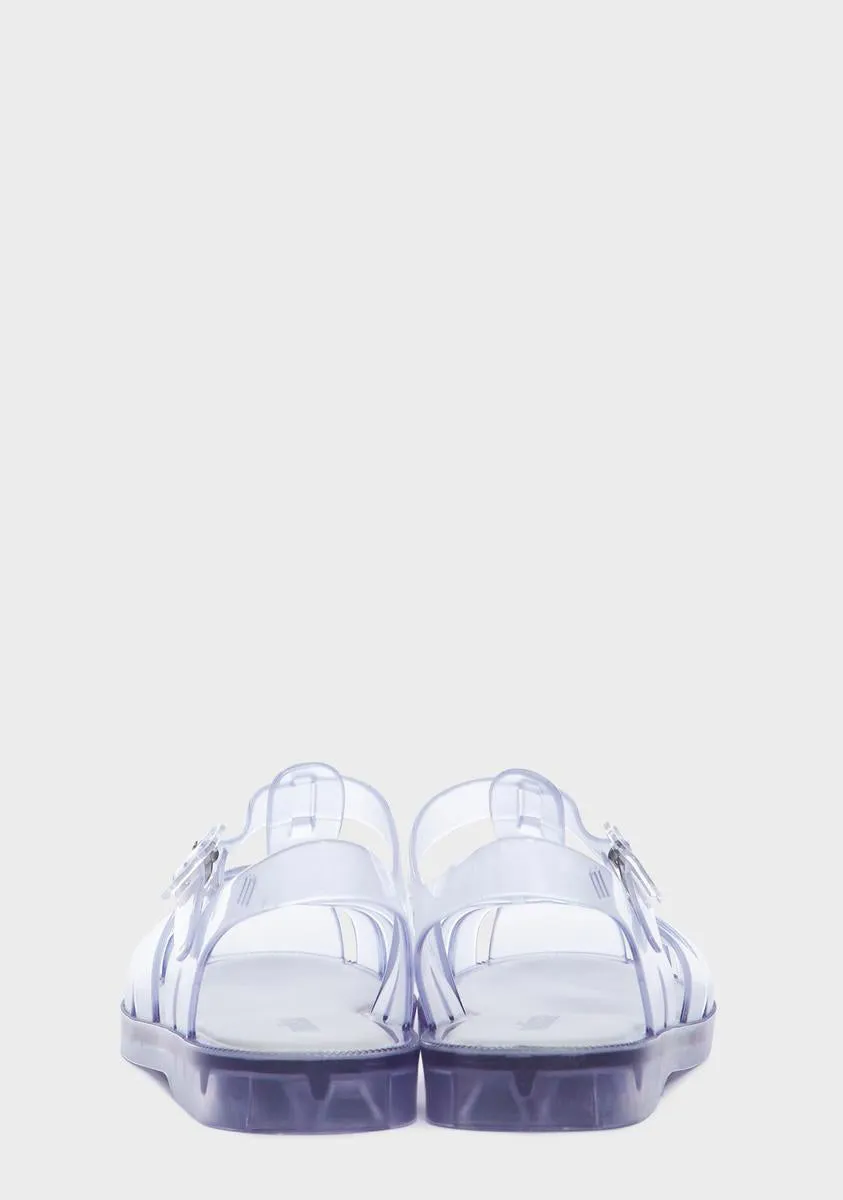 Clear Possession Jelly Sandals