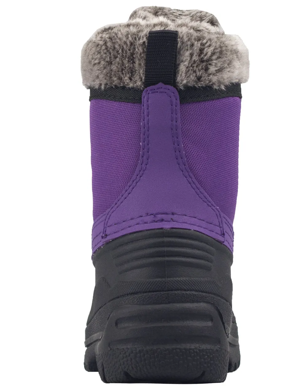 CLEARANCE: Plum Purple Lace Up Winter Snow Boots