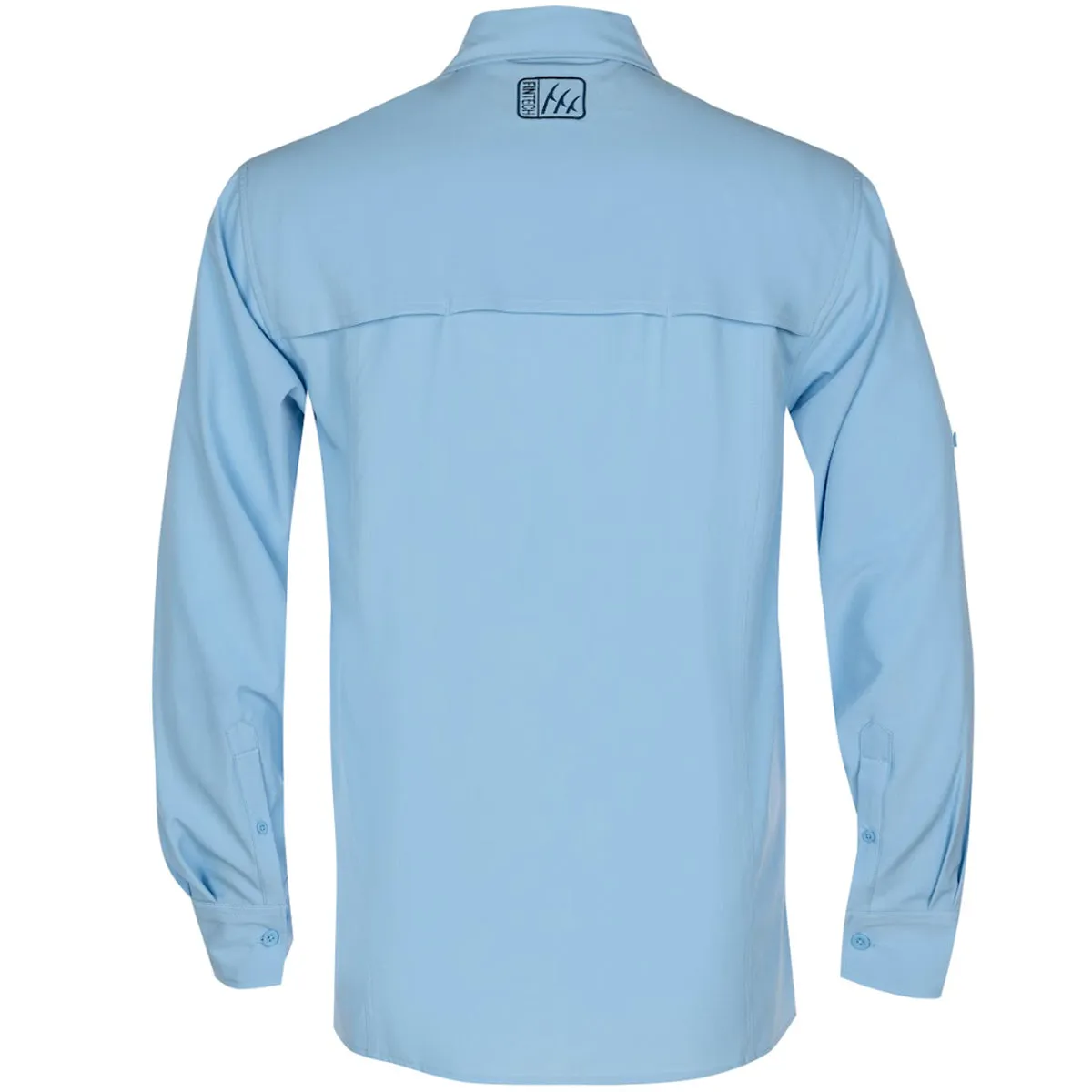 Fintech Deep Sea Woven Long Sleeve Shirt - Powder Blue