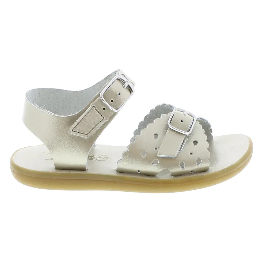 Footmates Eco-Ariel Sandal - Soft Gold Micro