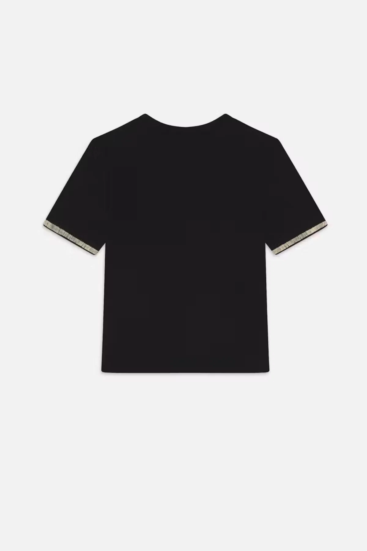 Frame Denim Beaded T-Shirt - Black