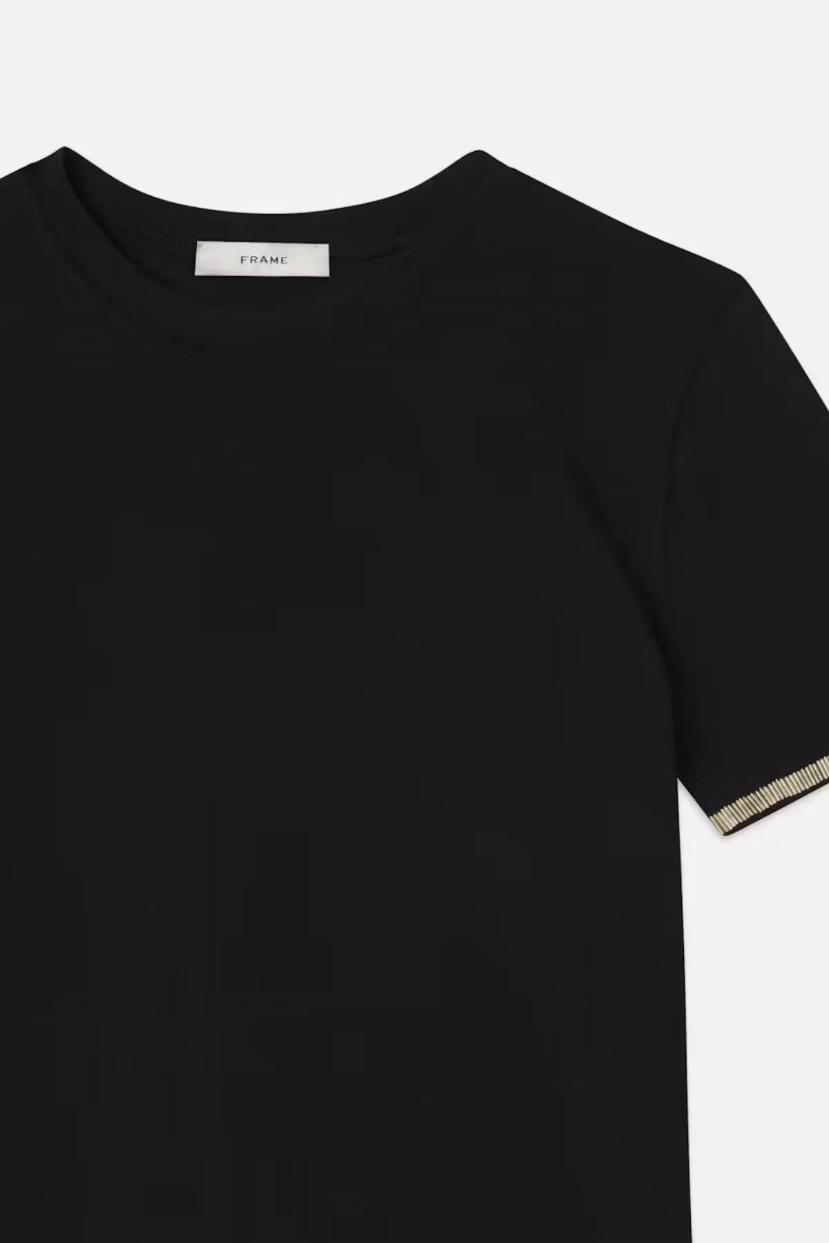 Frame Denim Beaded T-Shirt - Black