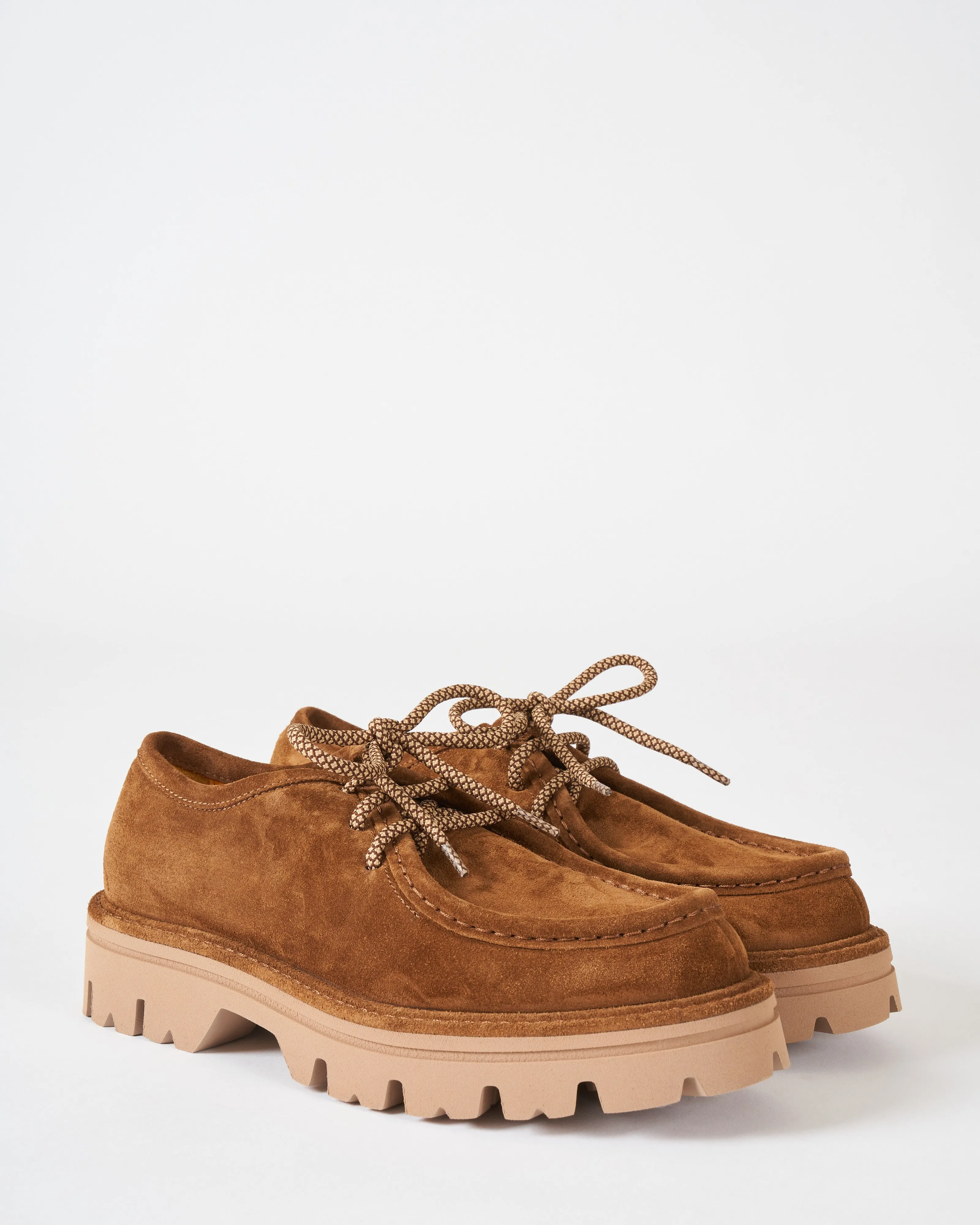 frida lace lug sole loafer