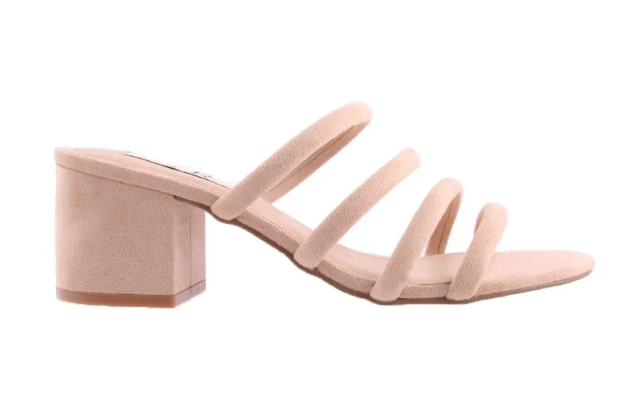 GIZAA NUDE SUEDE/CLEAR