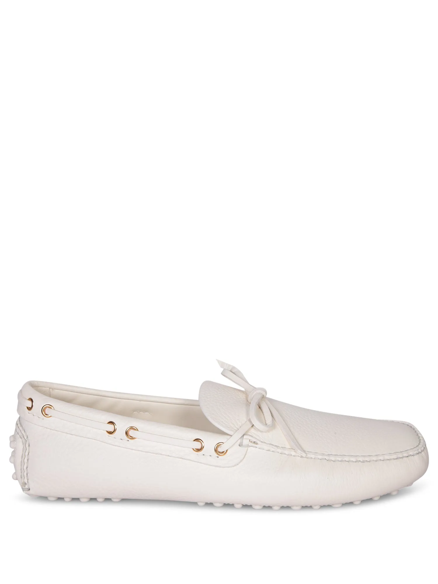 Ivory Deer Driver Loafers