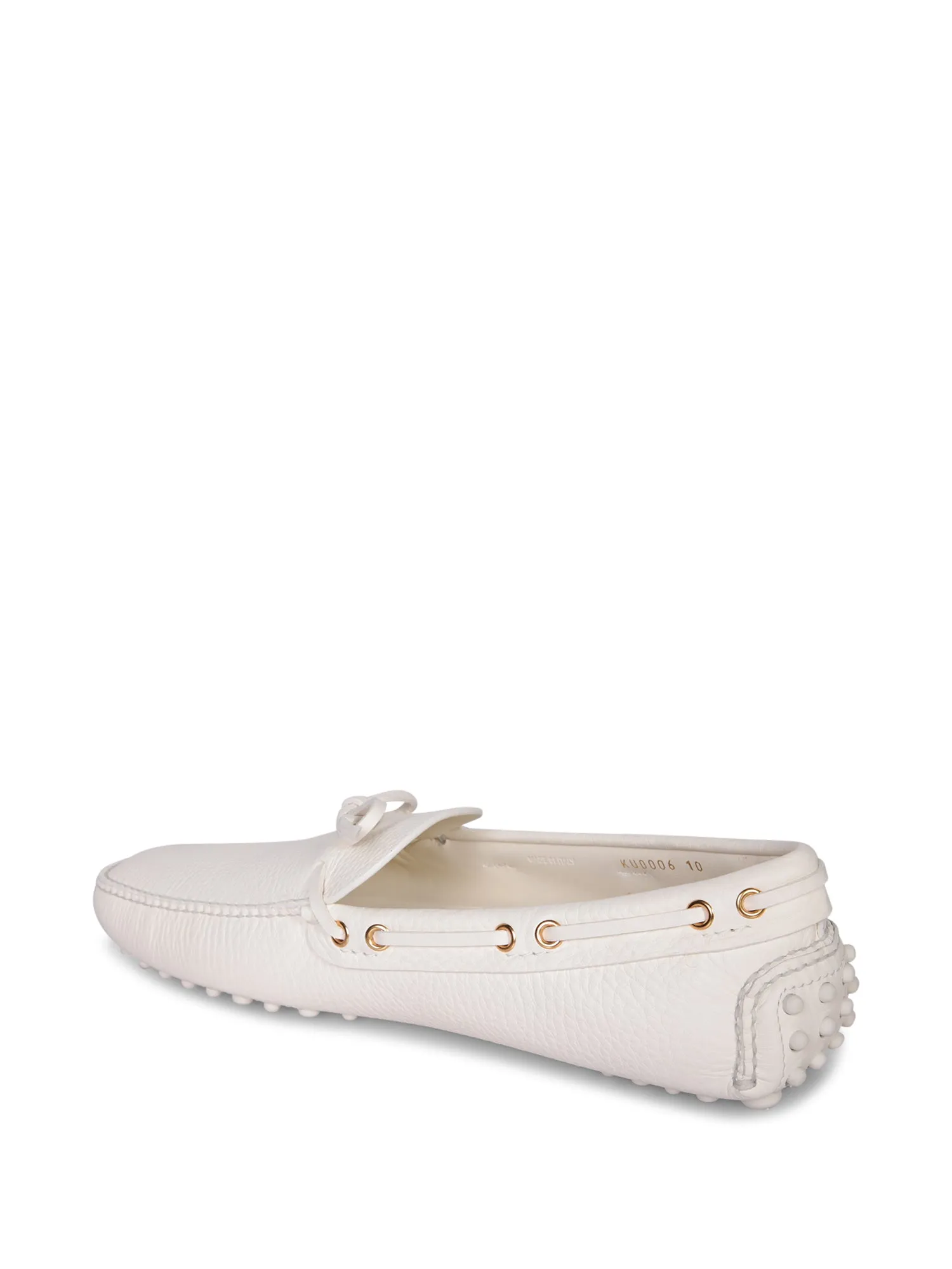 Ivory Deer Driver Loafers