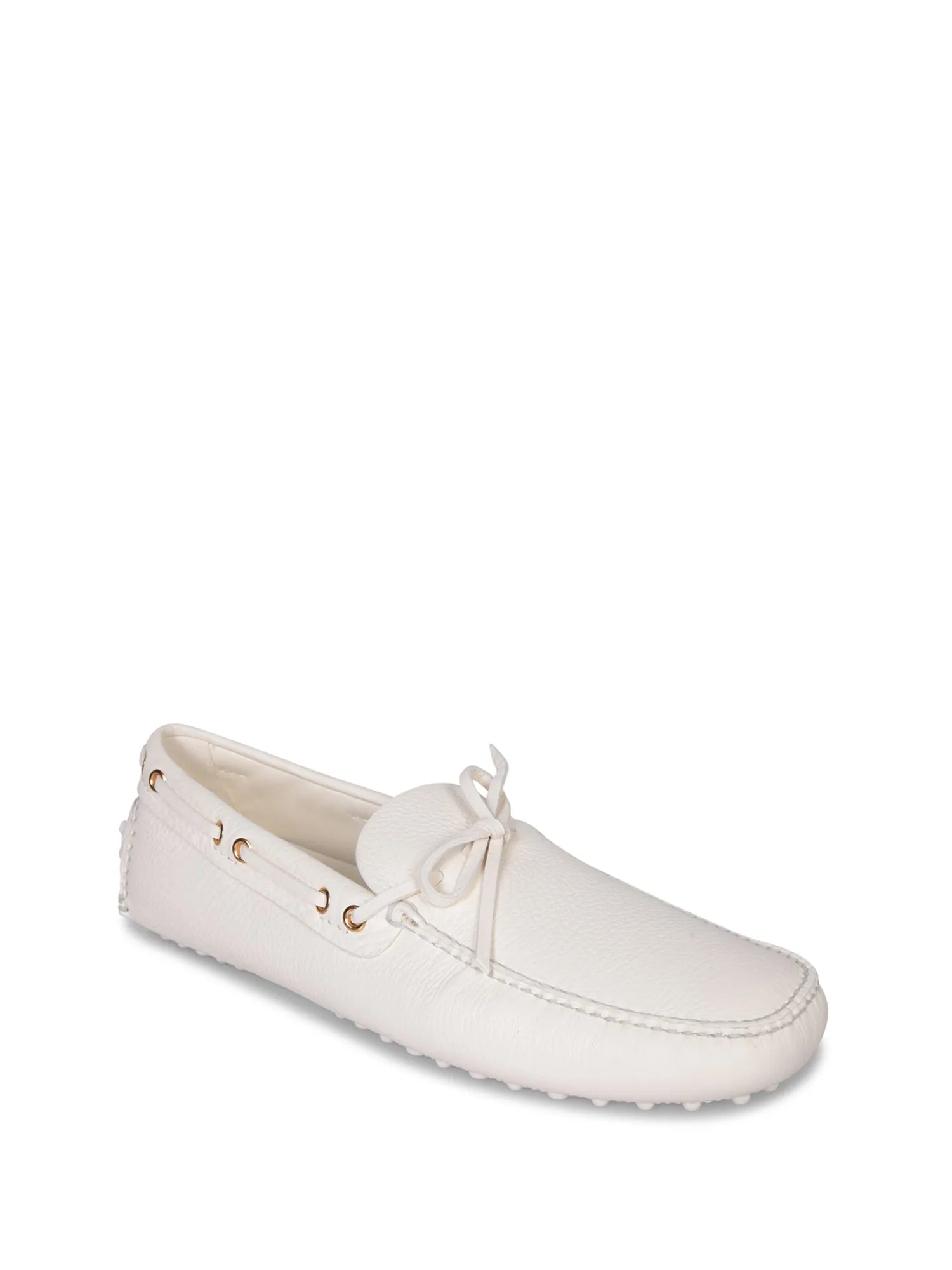 Ivory Deer Driver Loafers