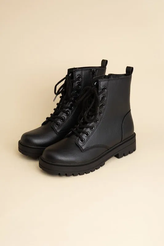 Lace Up Combat Boots