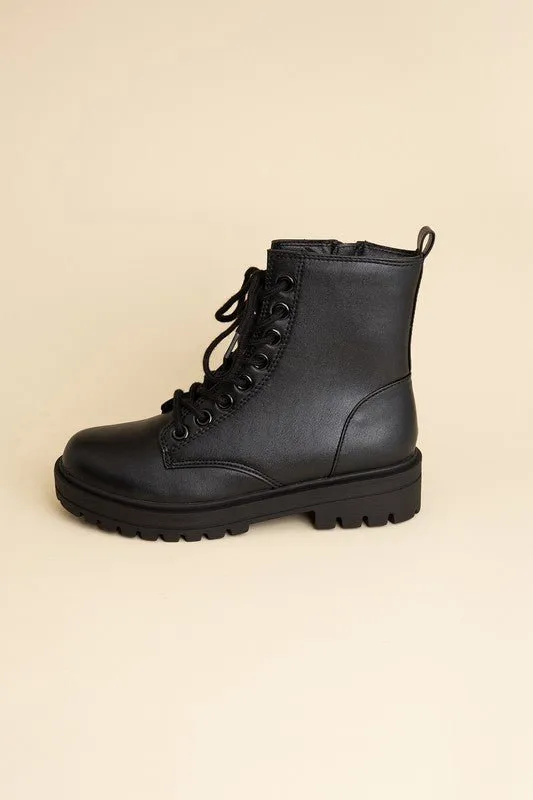 Lace Up Combat Boots