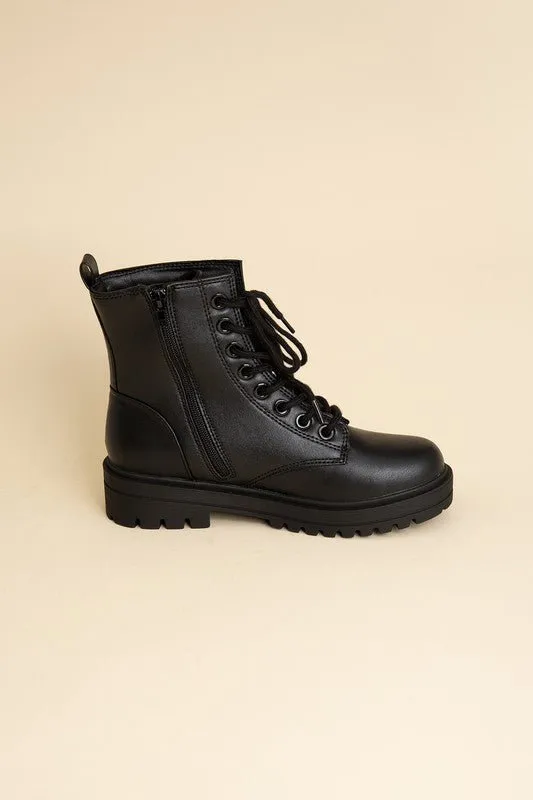 Lace Up Combat Boots