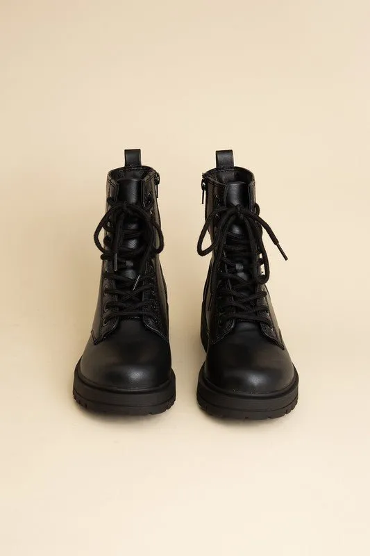 Lace Up Combat Boots