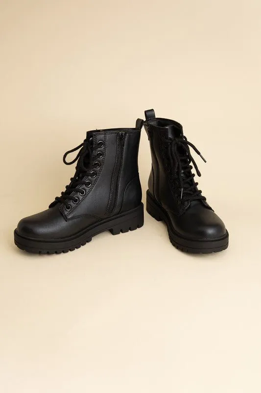 Lace Up Combat Boots