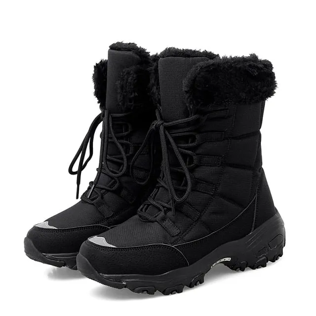 Snow Ankle Boots for Women Winter Shoes Keep Warm Waterproof Snow Boots Recreation Ski Boots