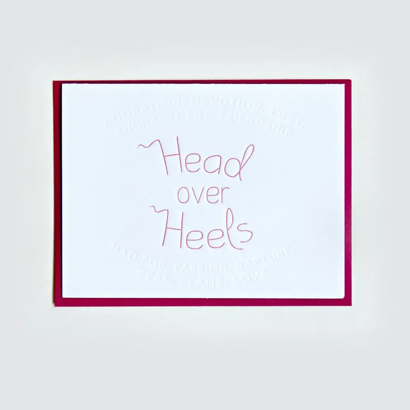 Synonym Head Over Heels Card