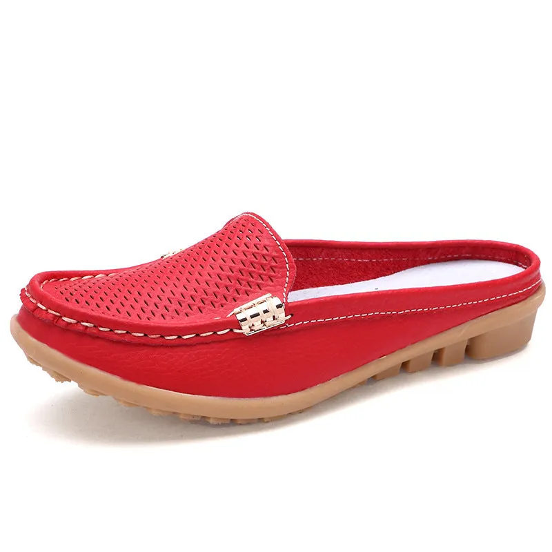 Women's Summer Real Leather Moccasins